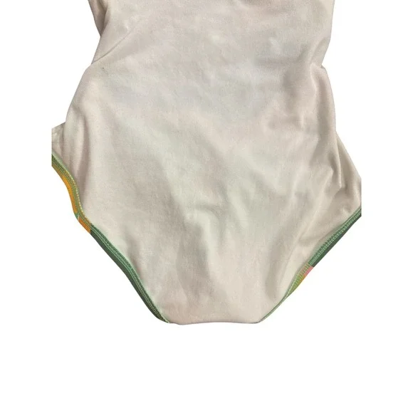 Kate Spade Cucumber‎ Floral Print Tie Bandeau One Piece Halter Strap Swimsuit XS - Picture 8 of 13